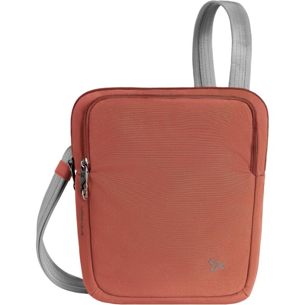 ‎ Women's Terracotta  Anti-theft the Voyages Slim Crossbody Imported Zipper